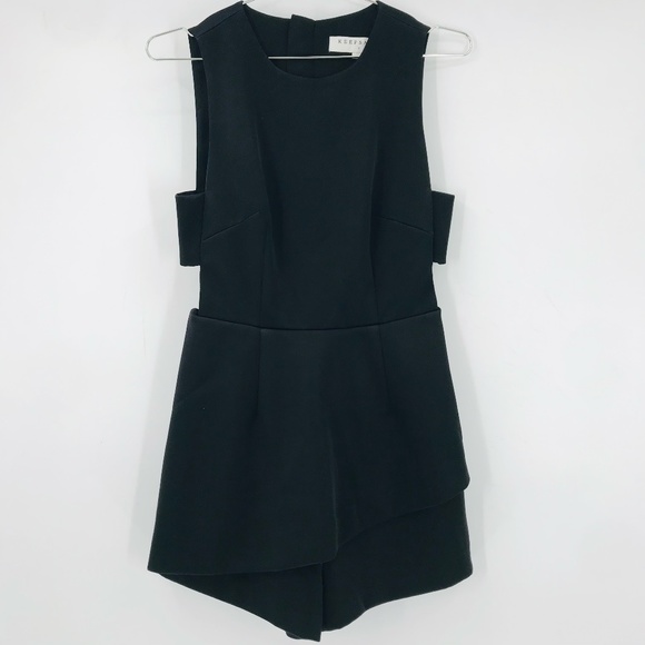 KEEPSAKE the Label Pants - Keepsake The Label Sleeveless Romper Black Size Small